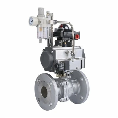 Stainless Steel Flanged Ball Pneumatic Ball Valve